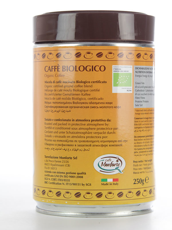 caffè bio Monforte