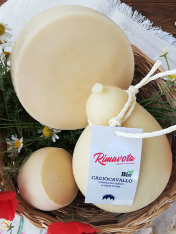 Caciocavallo e Caciotta Bio Rimavota